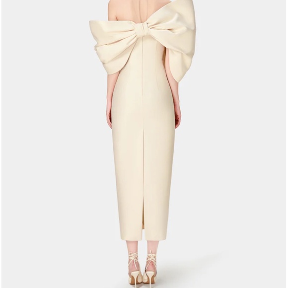 Cult Mia Montsand Ivory Big Bow Dress - Picture 3 of 6